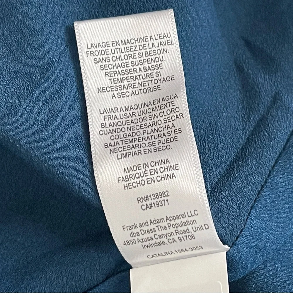 Dress the Population Catalina - Peacock Blue - Picture 12 of 12